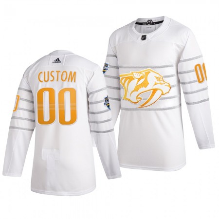 Nashville Predators Personalizado Wit Adidas 2020 NHL All-Star Authentic Shirt - Mannen